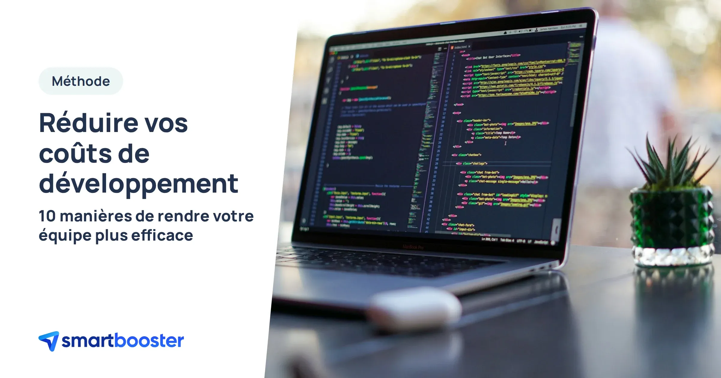 Ordinateur portable affichant du code dans un éditeur