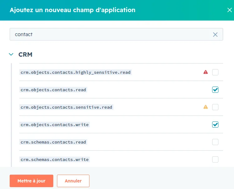 Domaines d'une application héritée