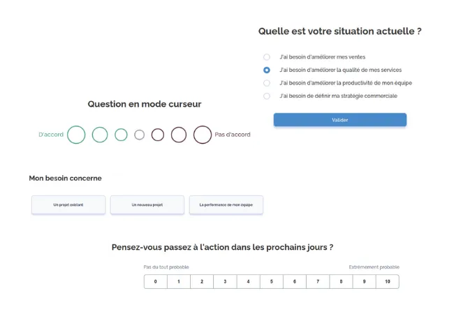 Template de question