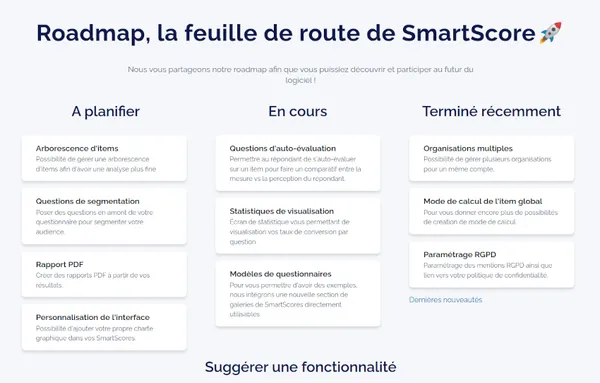 SmartScore — Questionnaire et rapport PDF sur mesure — Capture d'écran 8