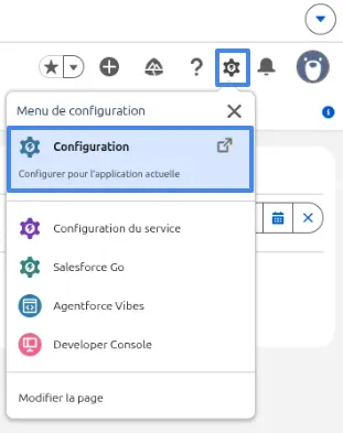 Configuration Salesforce