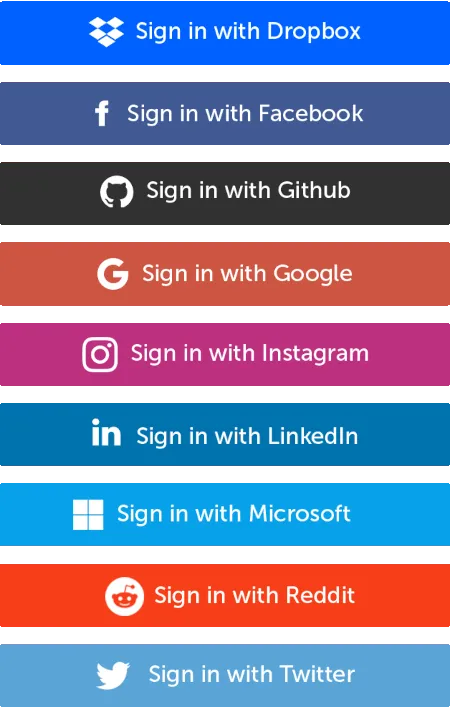 Connexion via plateforme sociale