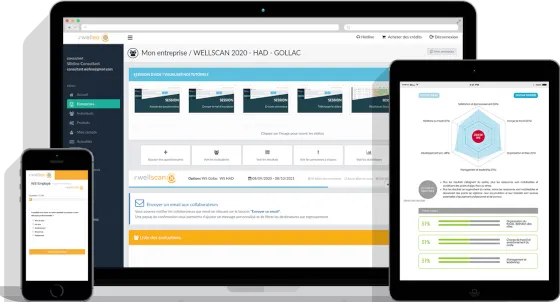 Plateforme SaaS de diagnostic qualité de vie au travail