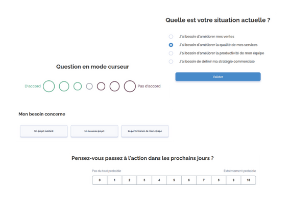 Bibliothèque de type de questions