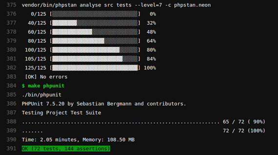 Un projet avec tests unitaires