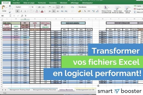 Transformer vos fichiers Excel en logiciel