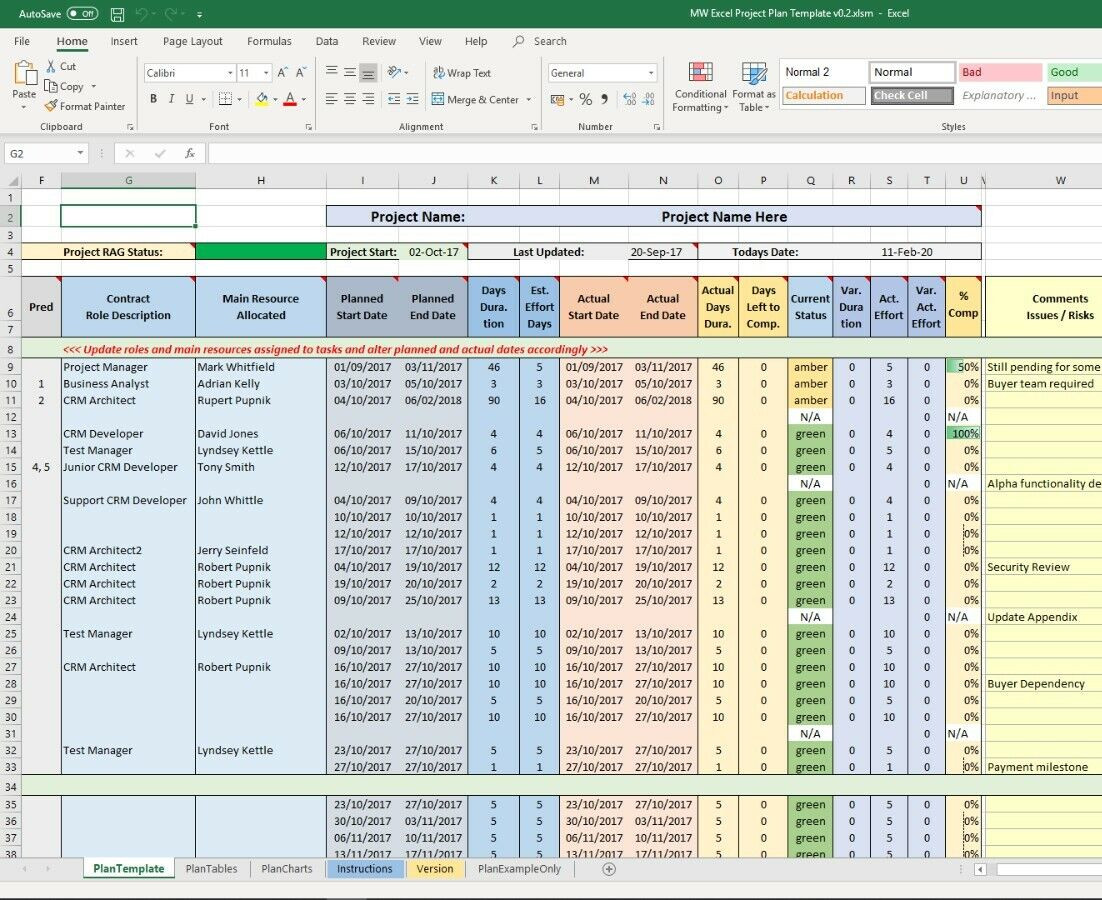 Excel application